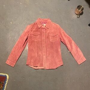 Scully Pink Suede Jacket